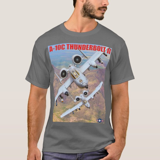 T-SHIRT A-10C THUNDERBOLT II (Devant)