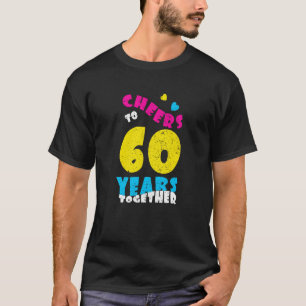 T-shirt À 60 ans ensemble 60e anniversaire de mariage