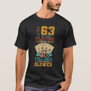 T-shirt À 63 Jouer Avec Pont Complet 63e Anniversaire Poke