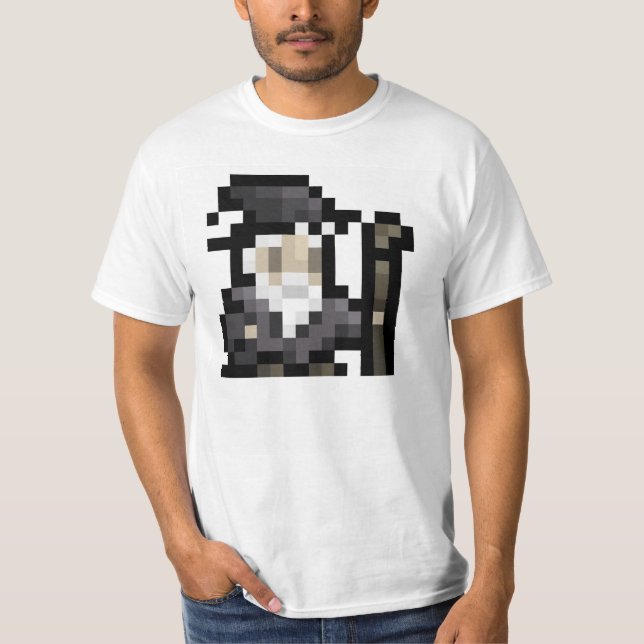 T-shirt à 8 bits d'art de pixel de lutin du (Devant)