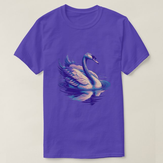 T-shirt A beautiful Swan (Design devant)