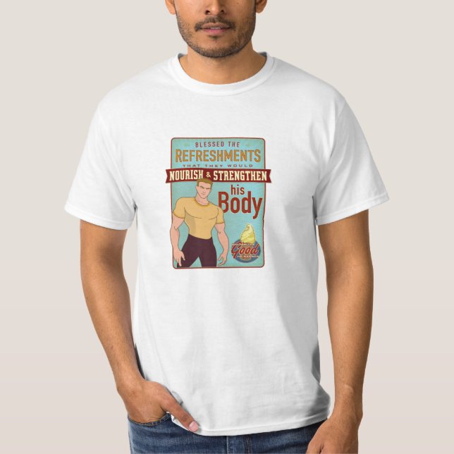 T-shirt A béni les rafraîchissements. chemise (Devant)