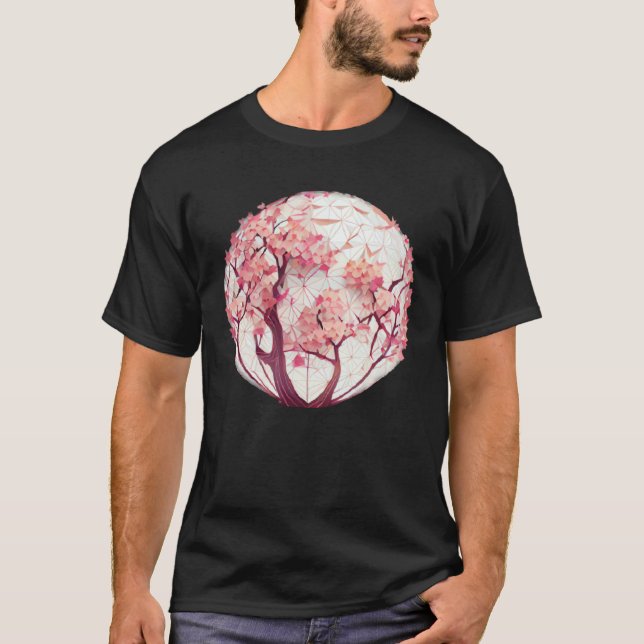 T-shirt A Blossoming Fashion Statement Cherry Blossom Sphe (Devant)