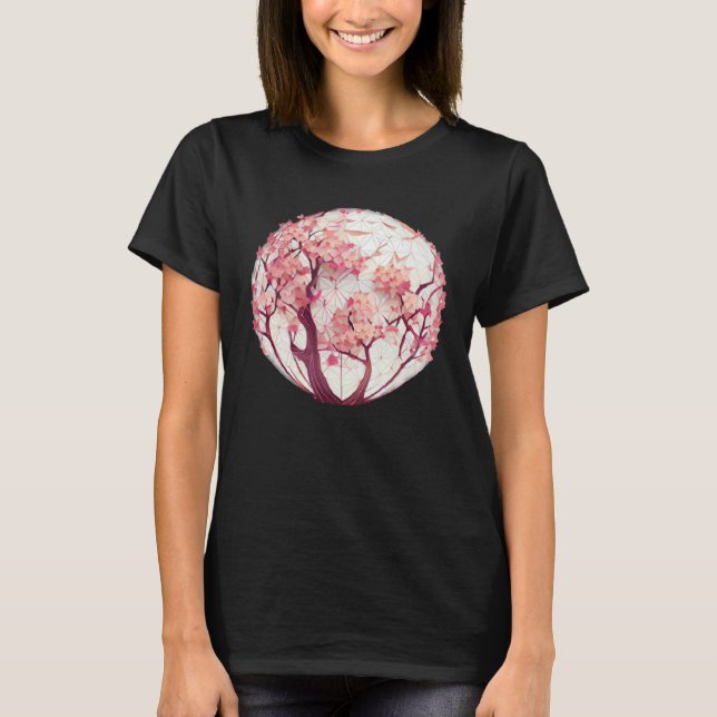 T-shirt A Blossoming Fashion Statement Cherry Blossom Sphe (Devant)