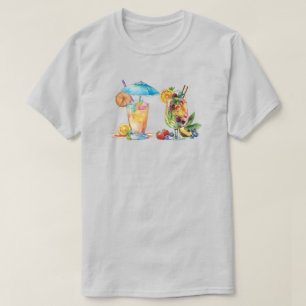 T-shirt à boisson tropicale