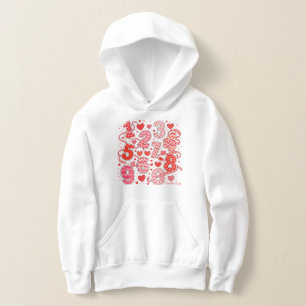 T-shirt à capuche à motif de nombres mathématiques