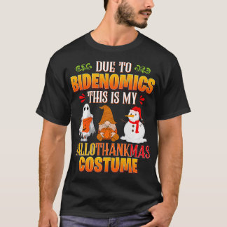 T-shirt A cause de la BIDENOMIE C'est mon costume d'Hallow