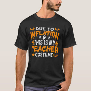 T-shirt A cause de l'inflation C'est le coût d'Halloween d