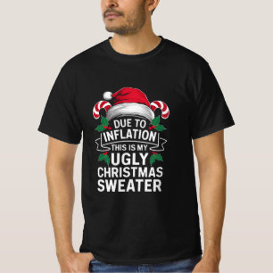 T-shirt A cause de l'inflation, voici mon affreux pull de 