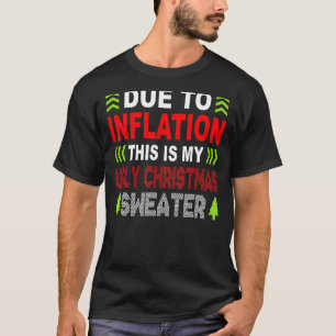 T-shirt A cause de l'inflation, voici mon affreux pull pou