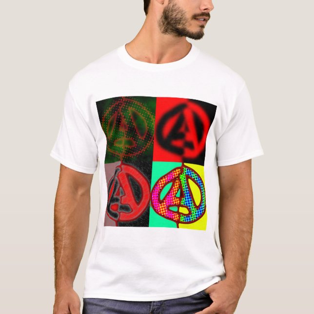 T-shirt A cerclés par style (Devant)