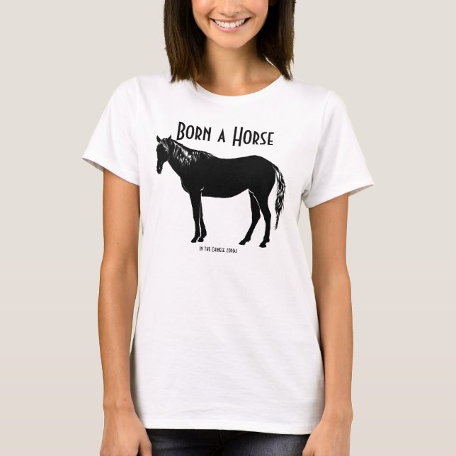 T-shirt à cheval (Devant)