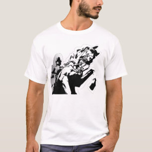 T-shirt À cheval pièce en t
