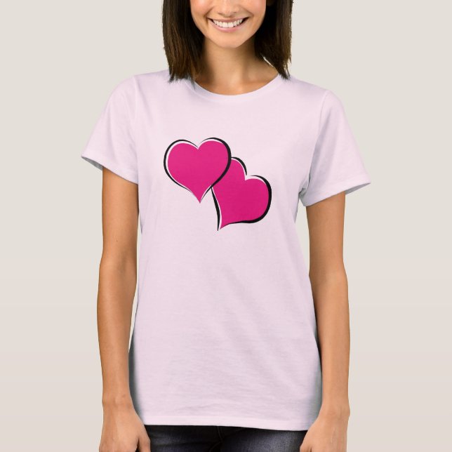 T-shirt à coeur (Devant)