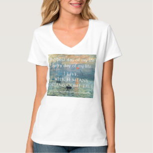 T-shirt à col V de base pour femmes