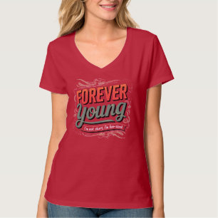 T-shirt à col V de base pour femmes