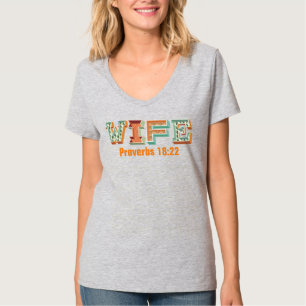 T-shirt à col V de base pour femmes