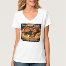 T-shirt à col V de base pour femmes