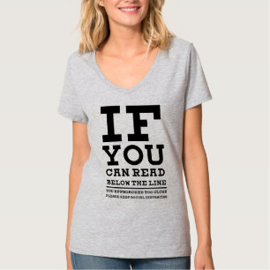 T-shirt à col V de base pour femmes