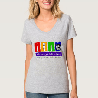 T-Shirt à col V pour femme de la Guilde d'art de T