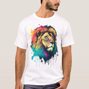 T-shirt A Colorful Lion