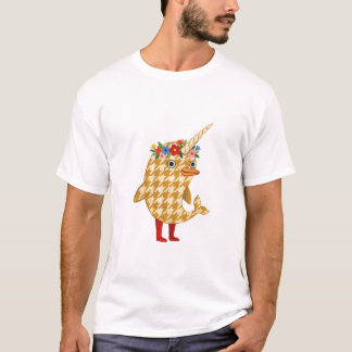 T-shirt à couronne de fleurs de narval