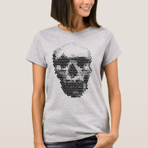 T-shirt à crâne à pois
