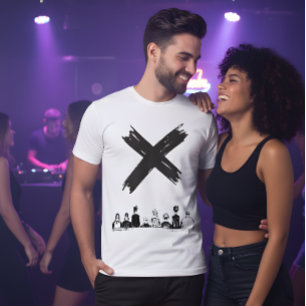 T-shirt à déclaration X Mark