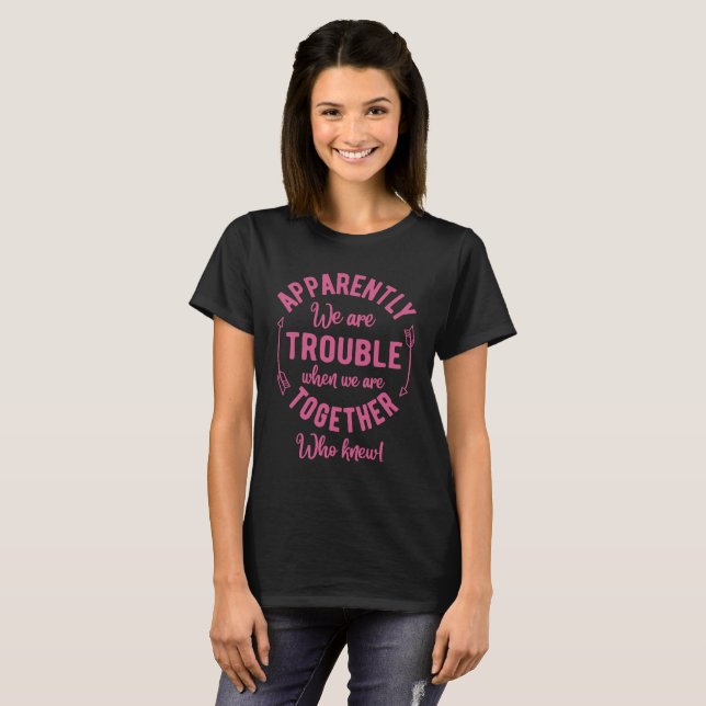 T-shirt à deux problèmes (Devant entier)