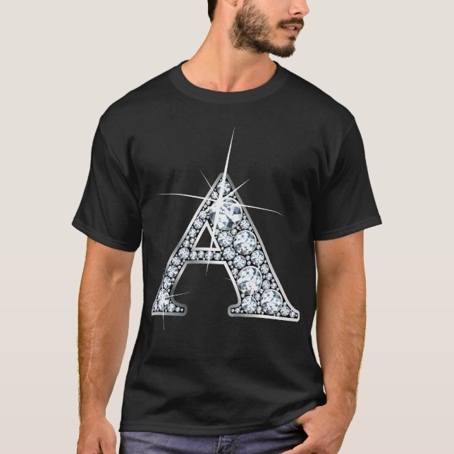 T-shirt "A" Diamond Bling (Devant)