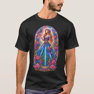 T-Shirt à Dôme de Verre de la Princesse Mosaïque É