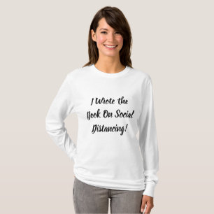 T-shirt A Écrit Le Livre Sur La Distanciation Sociale