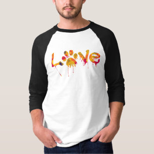 T-Shirt à empreinte de patte