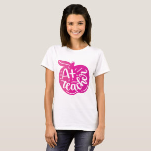 T-shirt A+ Enseigner le symbole Apple pour la Journée de l