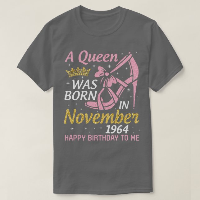 T-shirt A Est Né En Novembre 1964 Joyeux Anniversaire Pour (Design devant)
