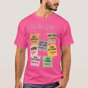 T-shirt À Faire Liste La Bible Chrétienne Verse Citation