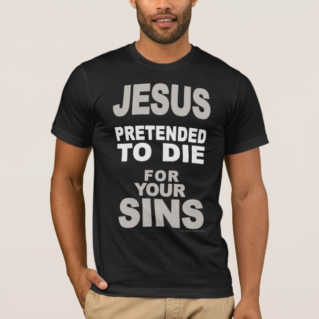 T-shirt A feint pour mourir (Devant)