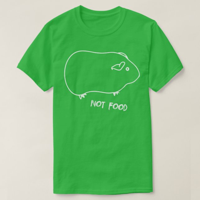 T-shirt A Funny and Cute little Guinea Pig not be eaten  (Design devant)
