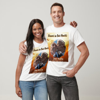 T-shirt À jamais dans nos cœurs | Mémorial personnalisé Un