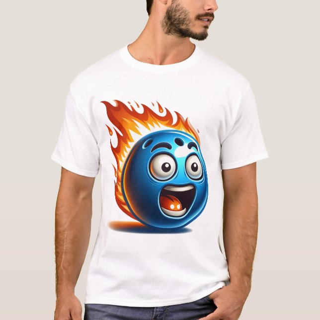 T-shirt À la balle de botte de pompiers (Devant)