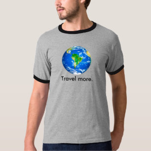 T-shirt A la citation au sujet du déplacement dessus de