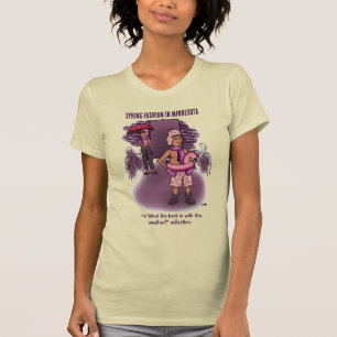 T-shirt à la crème féminine printemps