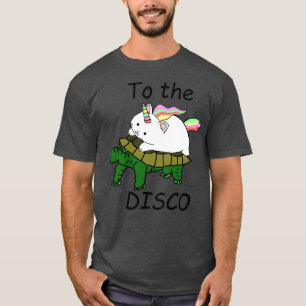 T-shirt À la discothèque Caticorn balade tortue