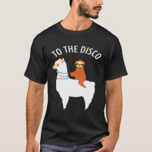 T-shirt À La Discothèque Embarcadère D'Une Llama Alpaca