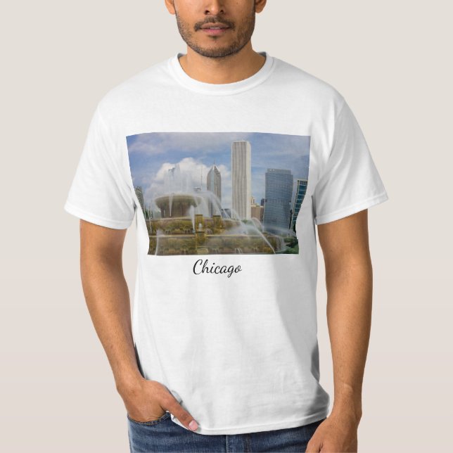 T-shirt À la fontaine de Buckingham (Devant)