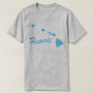 T-shirt à la forme de l'État d'Hawaii