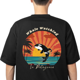 T-shirt À la mode sur mesure observation des baleines