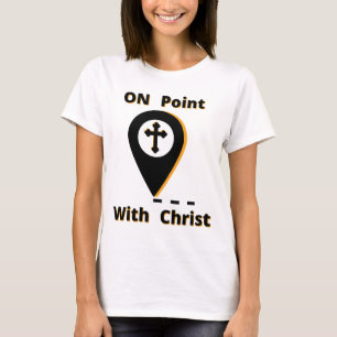 T-shirt À la pointe du Christ Biblique de la femme