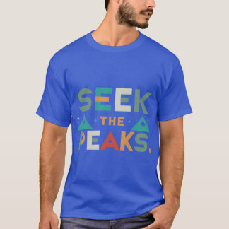 T-shirt à la recherche des sommets