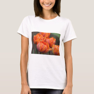 T-shirt à la tulipe orange